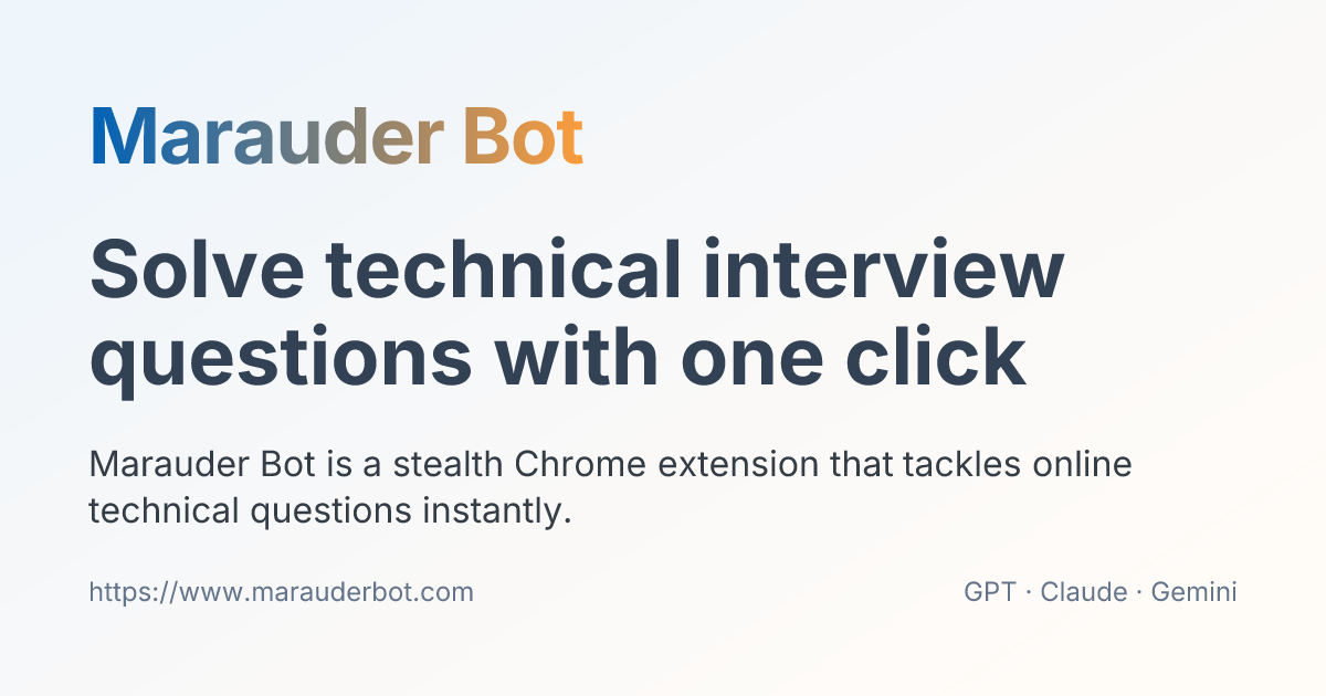 Marauder Bot screenshot 1